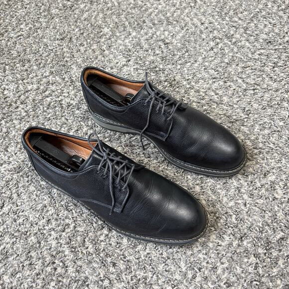 Allen Edmonds WANDERER COMFORT Plain Toe Blucher 11.5 D Black Grain Leather main image 9